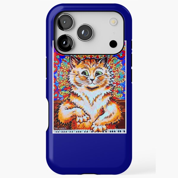 Item preview, GATO TOCANDO UN PIANO: Vintage psicodélico abstracto Louis Wain Print designed and sold by posterbobs.