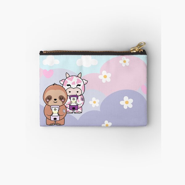 Item preview, Sloth and Pink Cow Diabuddies Type 1 Diabetes Kit Bags designed and sold by type1toucan.