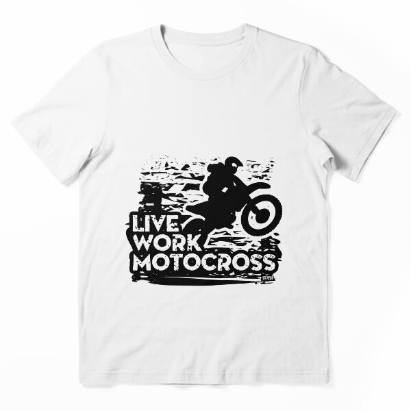 Item preview, Camiseta Live Work Motocross Dirtbike designed and sold by offroadstyles.