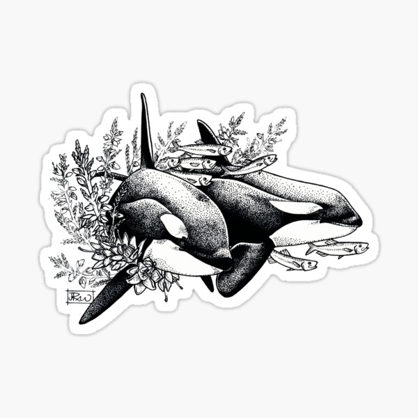 Item preview, Orcas de Noruega designed and sold by jenrichards.