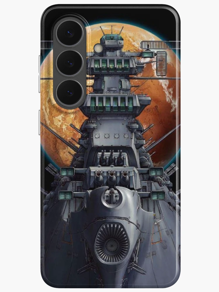 Aperçu 1 sur 4. Coque Samsung Galaxy avec l'œuvre Art Space Cuirassé Yamato créée et vendue par Mikelarx.