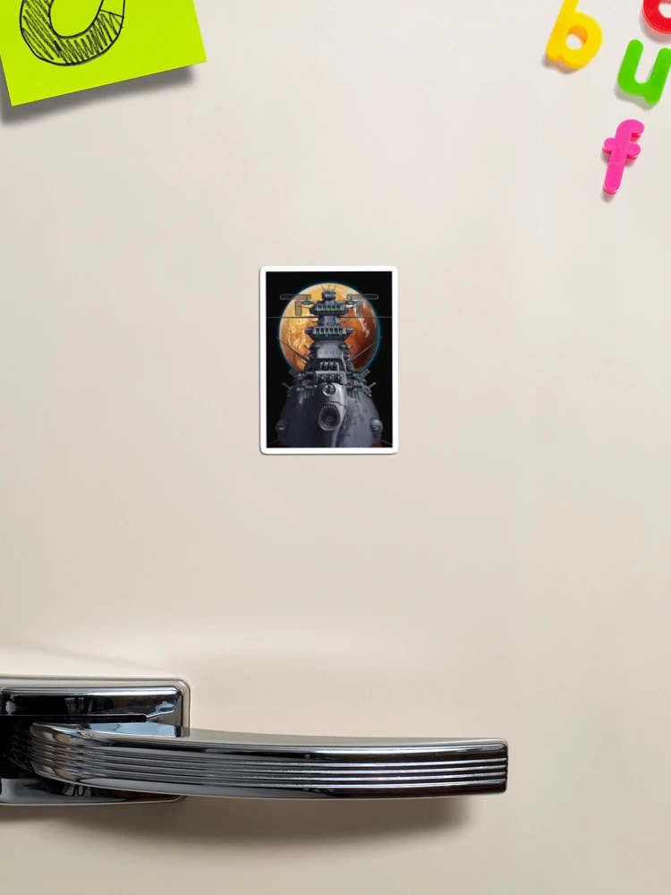 Aperçu 1 sur 3. Magnet avec l'œuvre Art Space Cuirassé Yamato créée et vendue par Mikelarx.