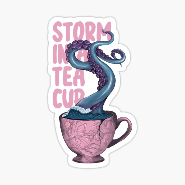 Item preview, Tormenta en vaso de té designed and sold by Jess.a.creates.