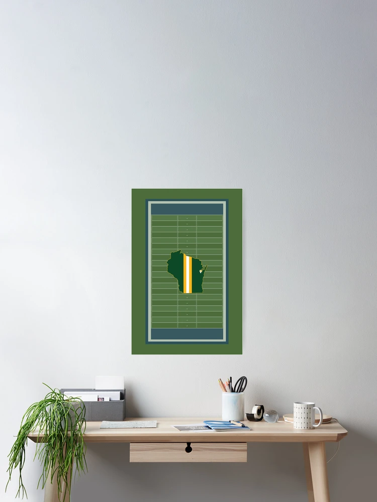 Thumbnail 2 of 3, Poster, Green Bay Football designed and sold by doctorheadly.