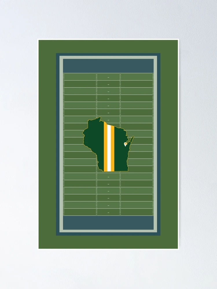 Thumbnail 1 of 3, Poster, Green Bay Football designed and sold by doctorheadly.