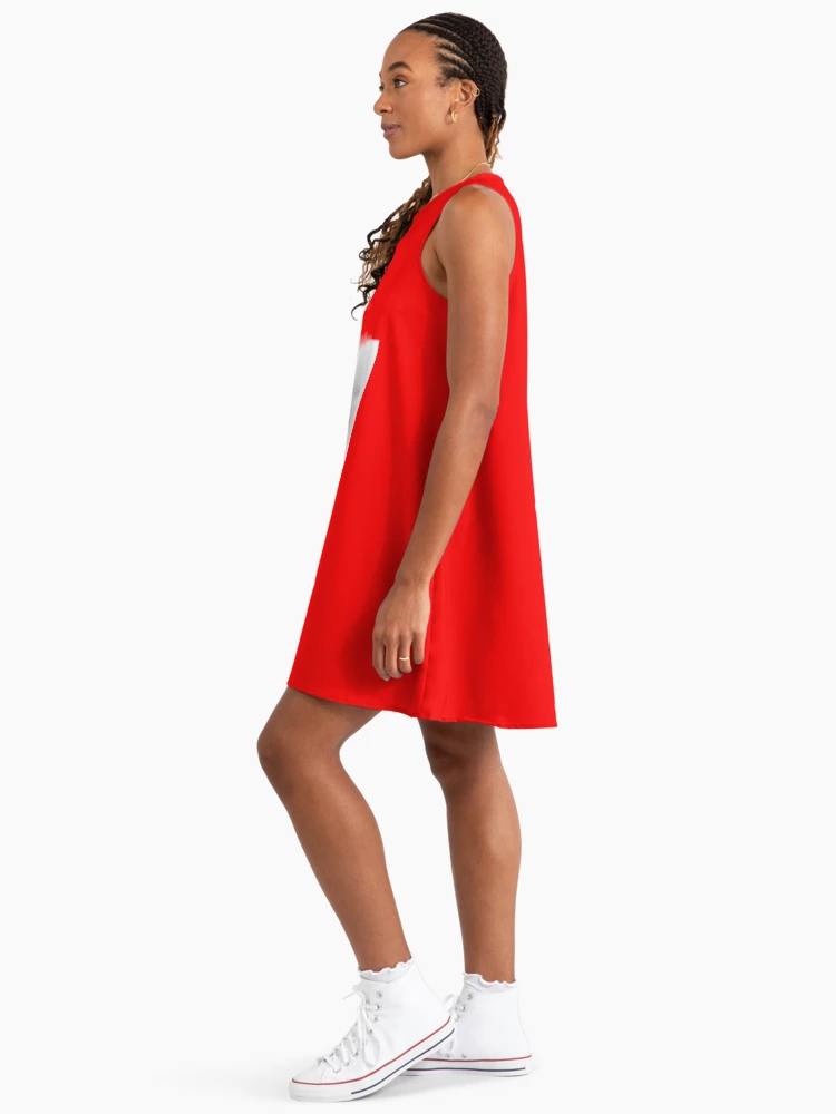Imagen 3 de 5, Vestido acampanado con la obra Nunca foi sorte sempre foi Maria Padilha, diseñada y vendida por luiscosta39.