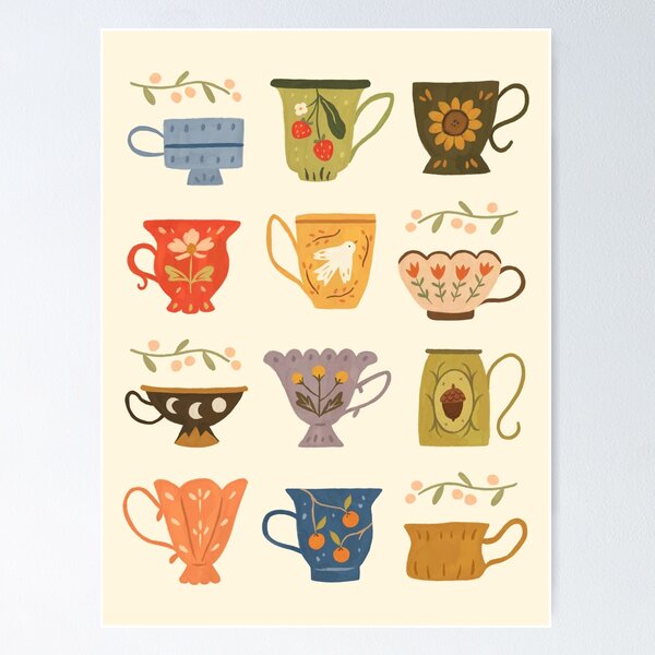 Item preview, Colección de tazas de té designed and sold by ohjessmarie.