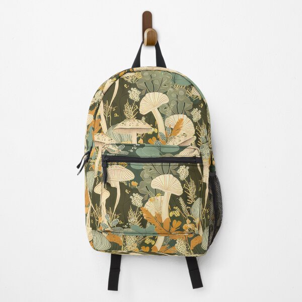 Item preview, Mushrooms in the Wild Botanical Pattern designed and sold by Aurora Hues.