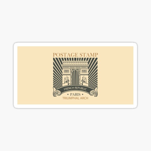 Aperçu de l'œuvre Postage Stemp -PARIS- créée et vendue par chromNDR.