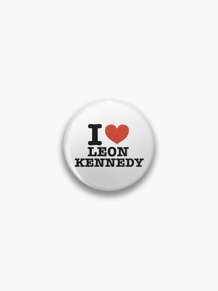 Thumbnail 1 of 3, Pin, I Heart Leon Kennedy designed and sold by ThePhanBible.