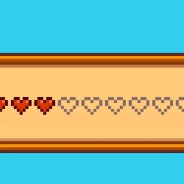 Vorschaubild zum Design Stardew Valley Relationship Bar 3 heart 1 present 1 talk von aiya-pixels