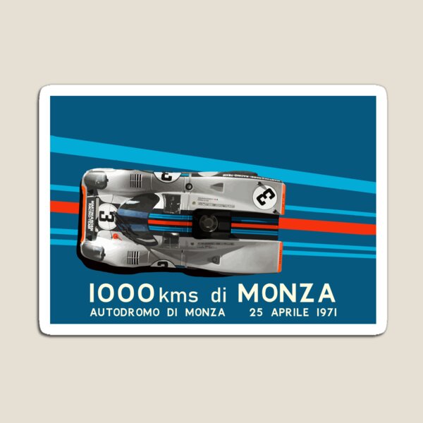 Aperçu de l'œuvre 1000kms Di Monza 1971 Porsch 917 Martini & Rossi Racing Team créée et vendue par Speedbirddesign.