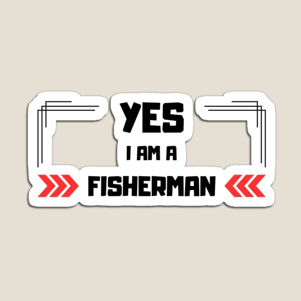 Aperçu de l'œuvre Yes I Am a Fisherman créée et vendue par yangs-wear.