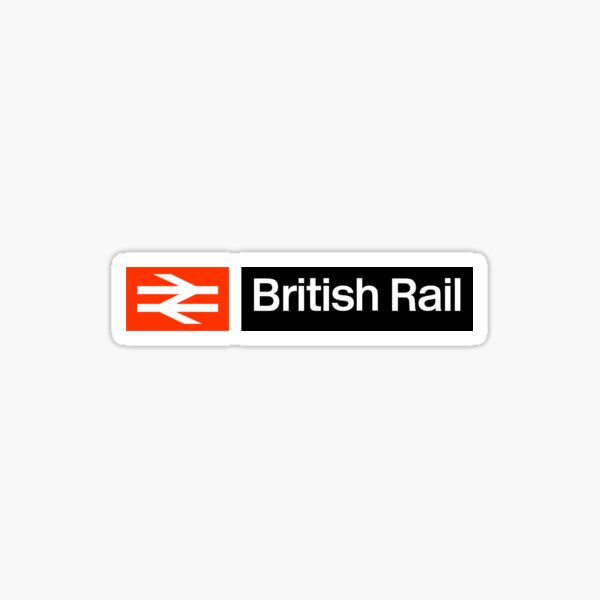 Aperçu de l'œuvre Logo Vintage des chemins de fer britanniques créée et vendue par PIXEL POP DESIGNS - Beyond the Norm!.
