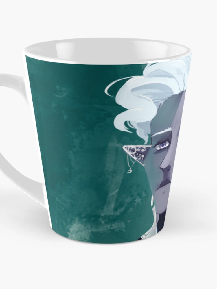 Imagen 3 de 4, Taza de café con la obra Essek Thelyss - Luna y estrellas, diseñada y vendida por Merlevum.