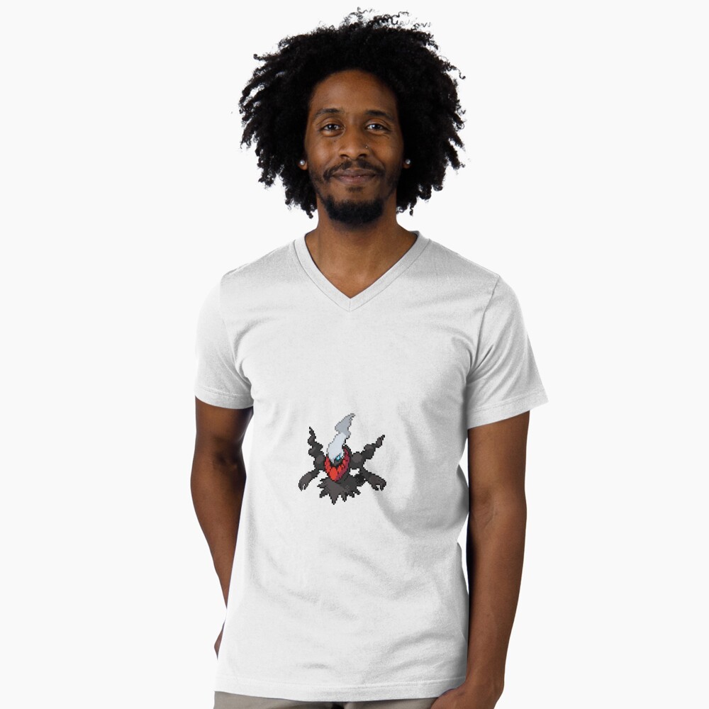 Vista previa del artículo con la obra «Camiseta de cuello en V», diseñado y vendido por Poyo64.