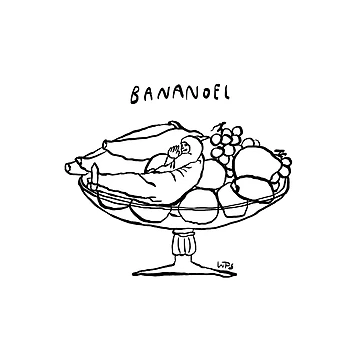 Artwork thumbnail, Taskmaster's Bananoel outline by WhenPigsSwim