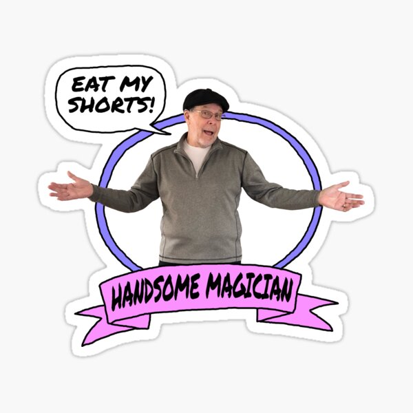 Artikelvorschau, liebenswertes Schlagwort des gutaussehenden Zauberers entworfen und verkauft von handsummagician.