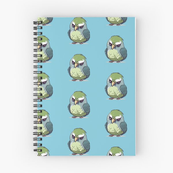 Item preview, Green grumpy parrot designed and sold by MidgardWonders.
