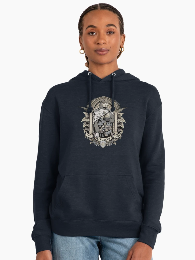 Thumbnail 3 von 6, Leichter Hoodie, König Balduin IV. von Jerusalem, maskierte Version. designt und verkauft von xeravin.