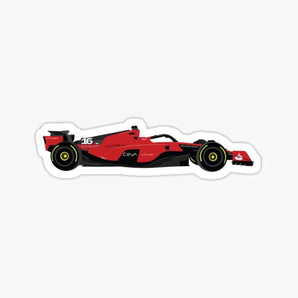 Item preview, Coche del equipo Scuderia Ferrari F1 2023 SF23 pilotos Charles Leclerc y Carlos Sainz designed and sold by FormulaGTee1.