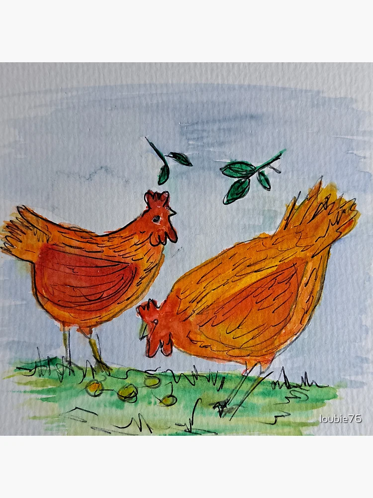 Thumbnail 5 of 5, Acrylic Block, Hungry chickens designed and sold by loubie76.