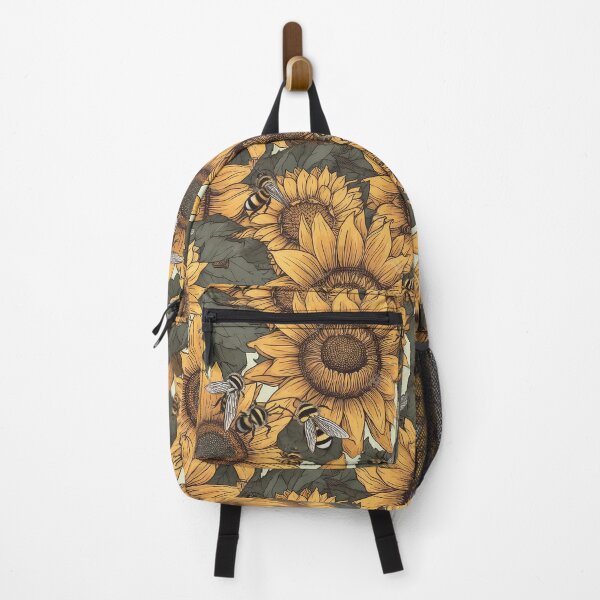 Item preview, Bee on a sunflower sketch designed and sold by Pixel Playground.