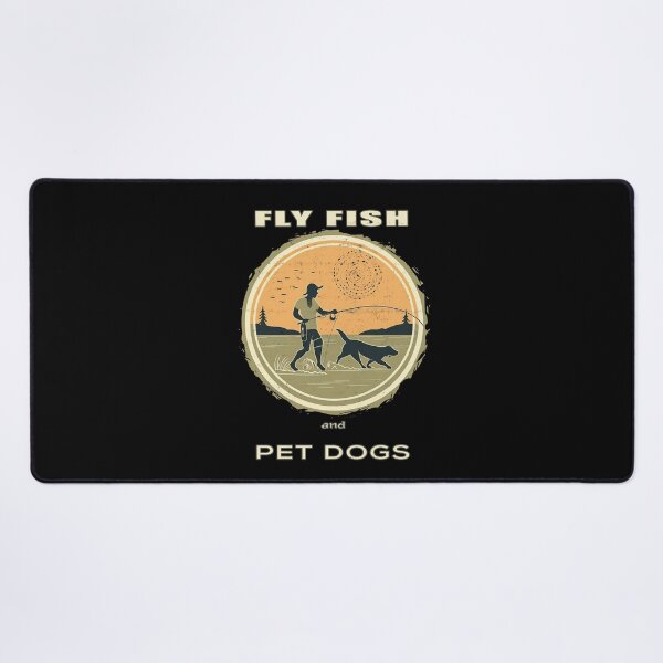 Item preview, FLY FISH AND PET DOGS designed and sold by Mindful-Designs.