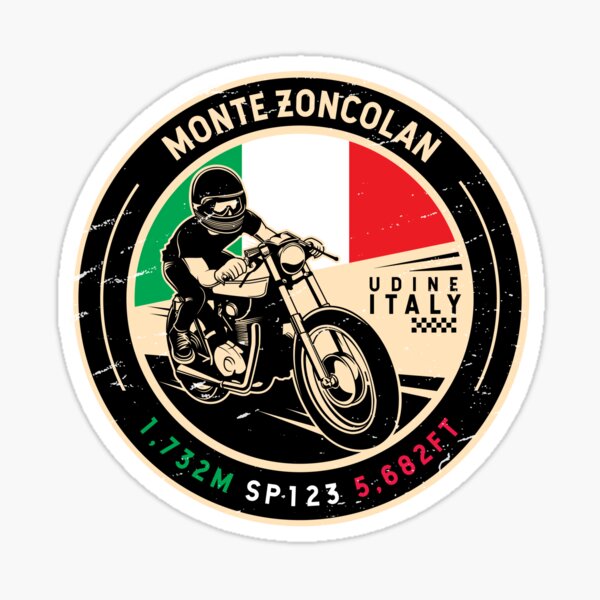 Artikelvorschau, Monte Zoncolan | Italien | Motorrad entworfen und verkauft von KrisSidDesigns.