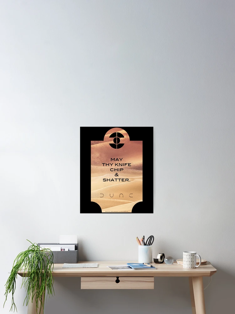 Thumbnail 2 of 3, Poster, May thy knife chip & shatter. designed and sold by idjy.