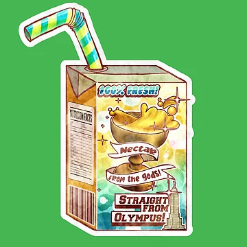Artwork thumbnail, Percy Jackson - Nectar Juice Box by babyimfull