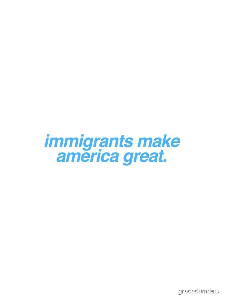 Aperçu 4 sur 4. Coque Samsung Galaxy avec l'œuvre Les immigrants font la grandeur de l'Amérique créée et vendue par gracedumdaw.