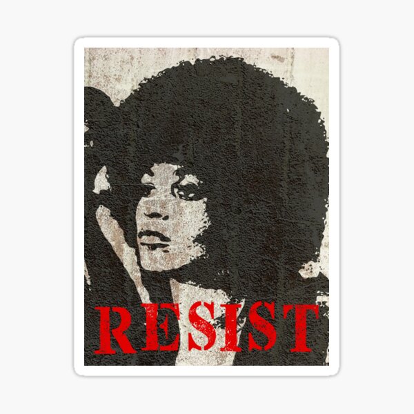 Item preview, Angela Davis Resistir designed and sold by Thelittlelord.