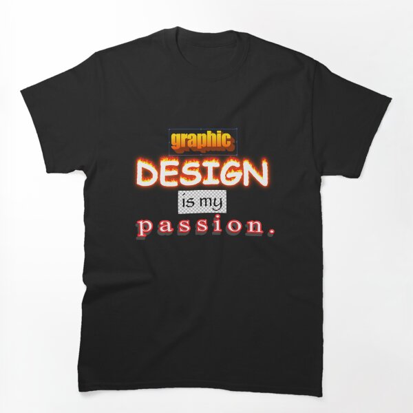 Artikelvorschau, Grafikdesign ist meine Leidenschaft Wortkunst entworfen und verkauft von snazzyseagull.