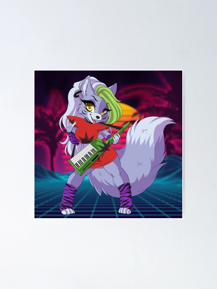 Imagen 1 de 3, Póster con la obra Roxanne Wolf, diseñada y vendida por Eevee Koffee.