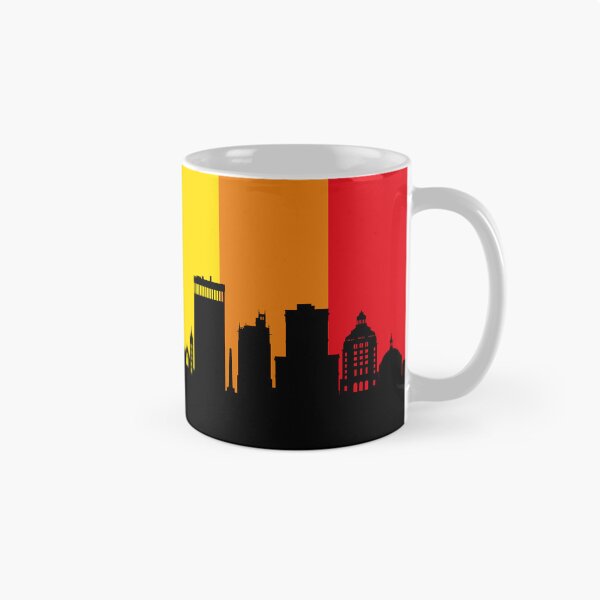 Item preview, Asheville North Carolina Skyline designed and sold by ArtPrints.