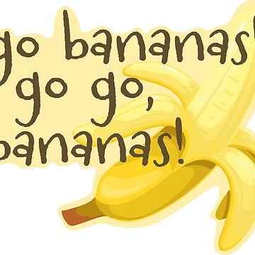 Artwork thumbnail, Go bananas! by l-redfern