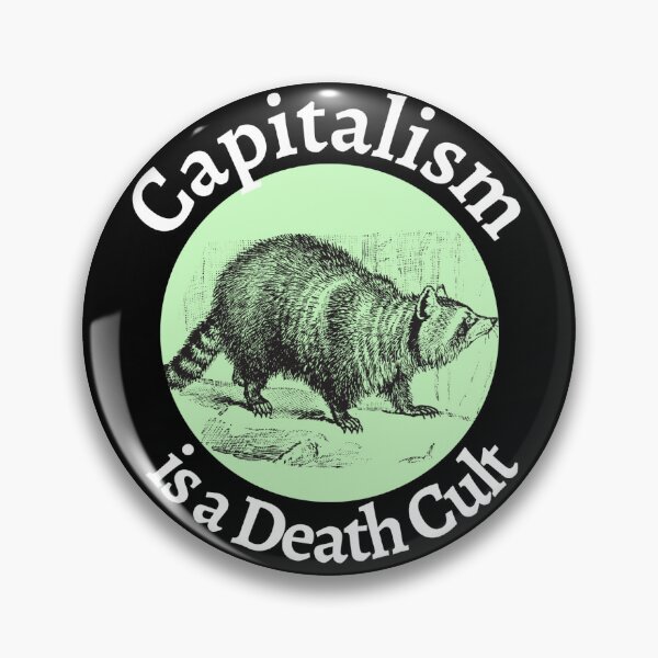 Aperçu de l'œuvre Le capitalisme est un culte de la mort créée et vendue par muchachafanzine.