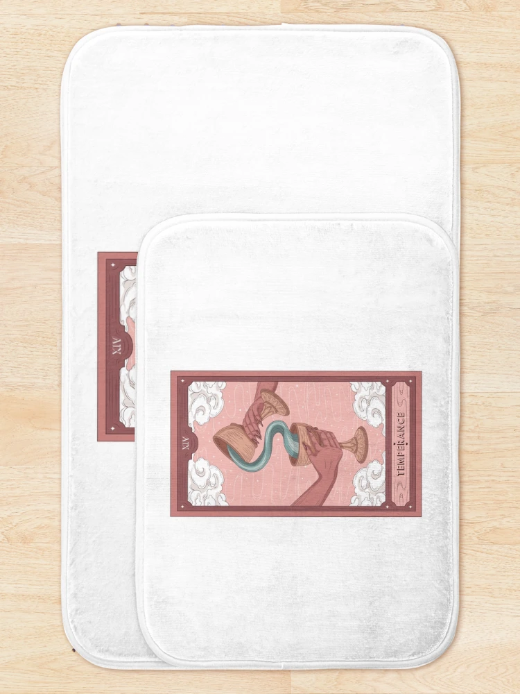 Thumbnail 5 of 6, Bath Mat, TAROT- TEMPERANCE designed and sold by Florafloral.