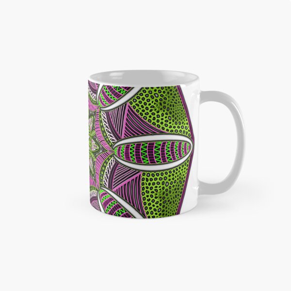Aperçu de l'œuvre Mandala vert rose créée et vendue par Artwork-LCR.