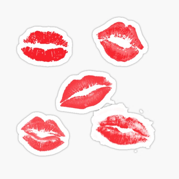 Item preview, Besos De Lápiz Labial Rojo designed and sold by DelishDelights.
