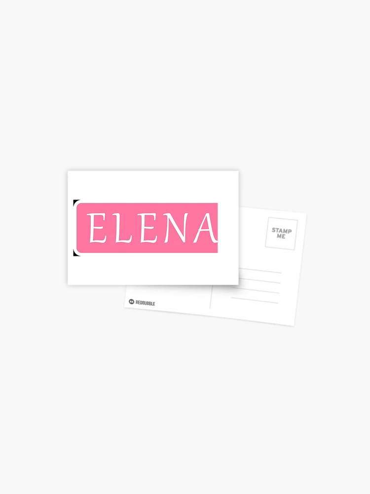 Thumbnail 1 von 2, Postkarte, Elena Mädchenname designt und verkauft von Jeallan Designs.