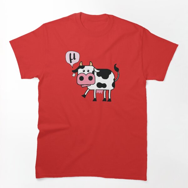 Aperçu de l'œuvre Vache drôle disant mu moo créée et vendue par Donutlovers.