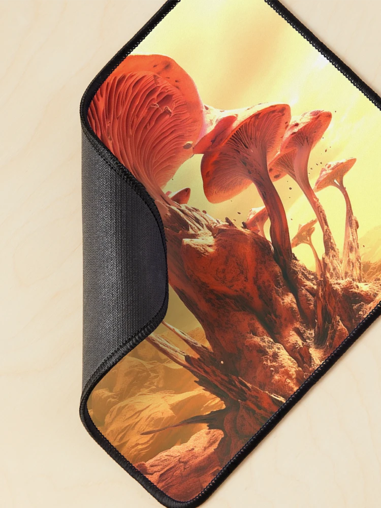Thumbnail 2 of 5, Mouse Pad, Desert Mushroom designed and sold by BoreasArts.