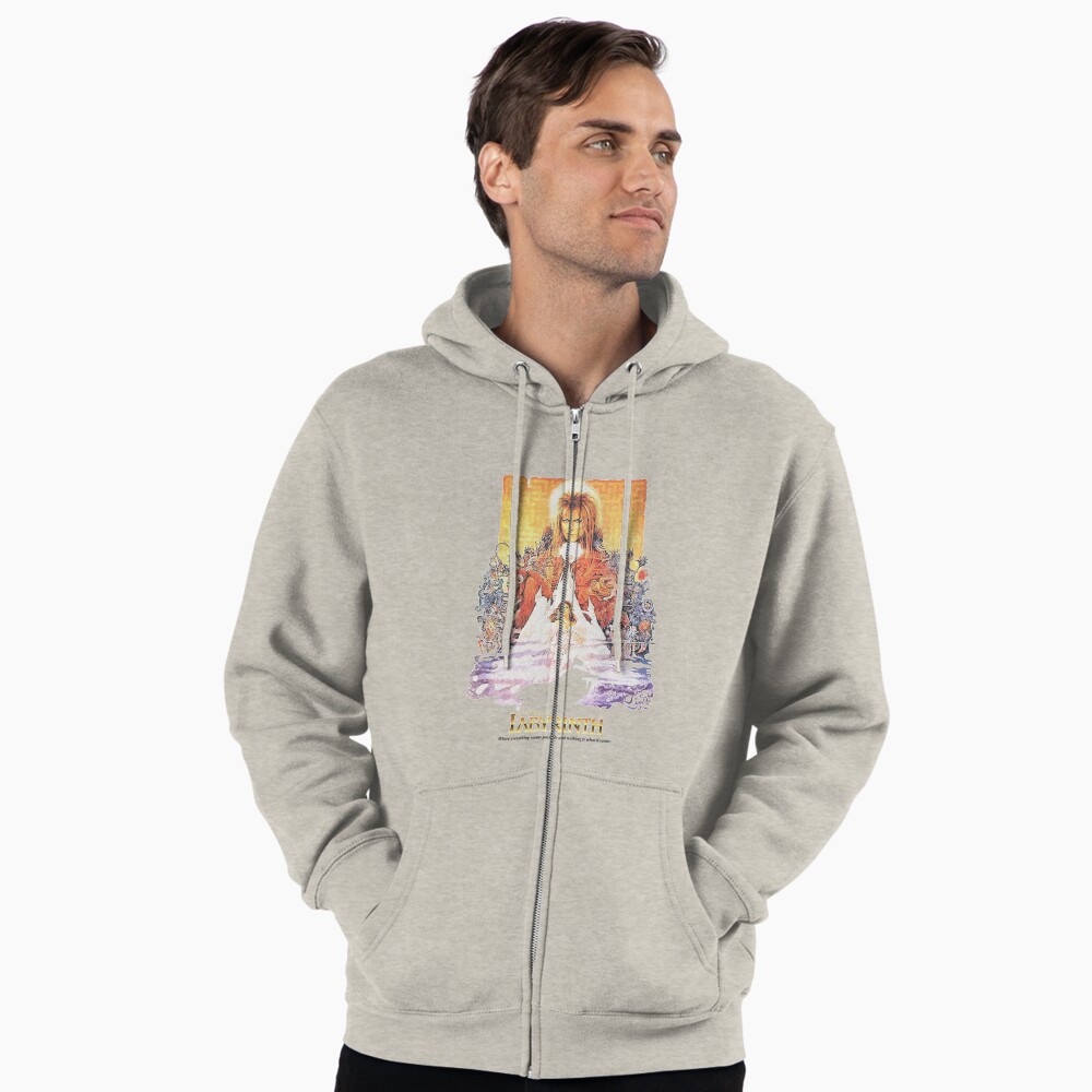 Vista previa del artículo con la obra «Sudadera con capucha y cremallera», diseñado y vendido por Shelbionic.