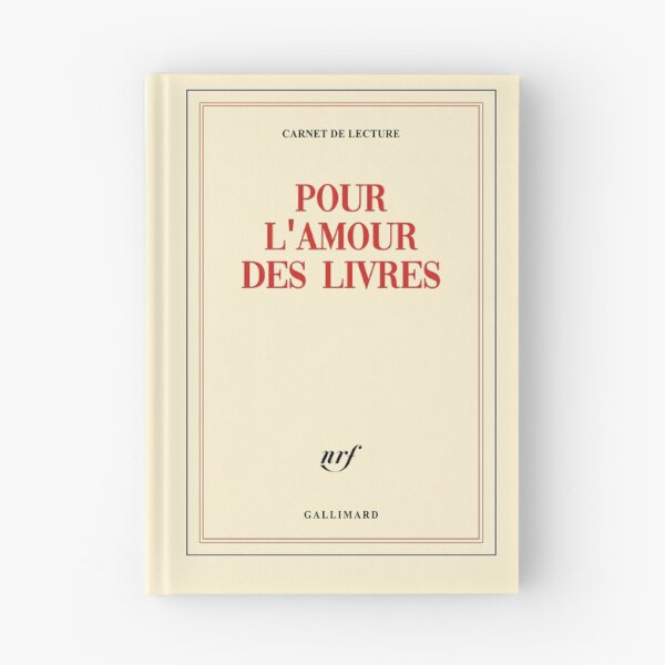 Aperçu de l'œuvre Journal de lecture Gallimard créée et vendue par indiebookster.
