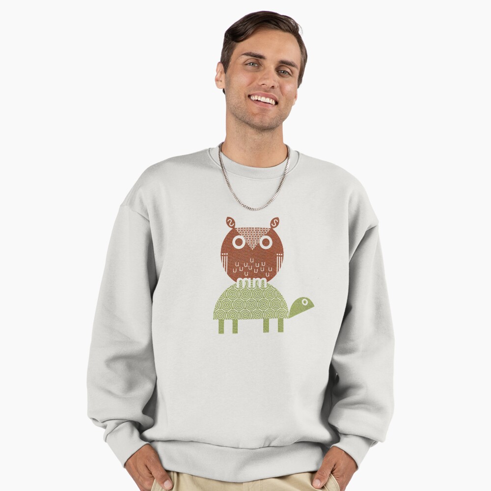 Vista previa del artículo con la obra «Sudadera oversize prémium», diseñado y vendido por Scott Partridge.