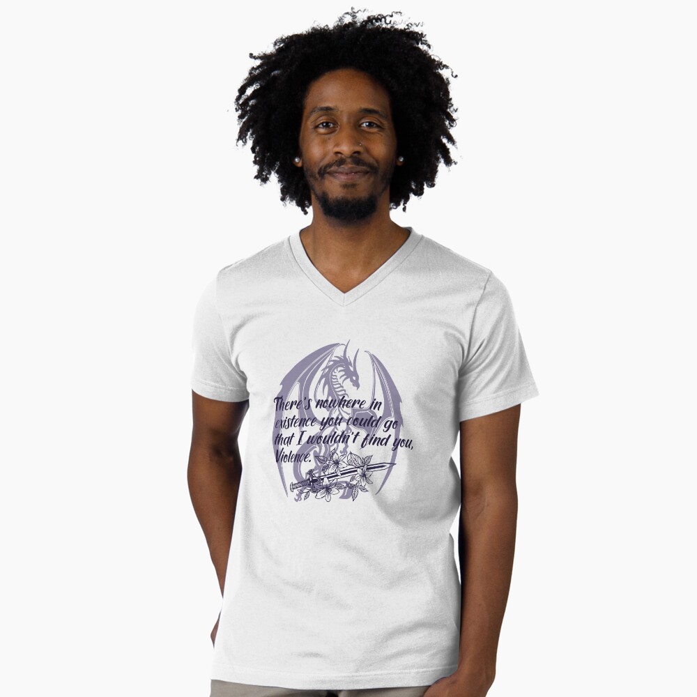 Aperçu de l'œuvre T-shirt col V créée et vendue par Celticrose721.