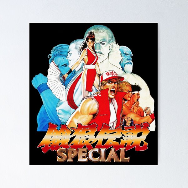 Item preview, Ilustración japonesa especial de Fatal Fury de SNK designed and sold by luscastore.