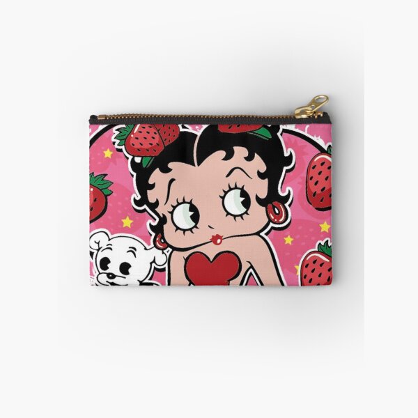Item preview, strawberry betty boop poster, Betty Boop Sassy, Betty Boop Throw Blanket, Betty Boop Doodles designed and sold by retro-vectors.